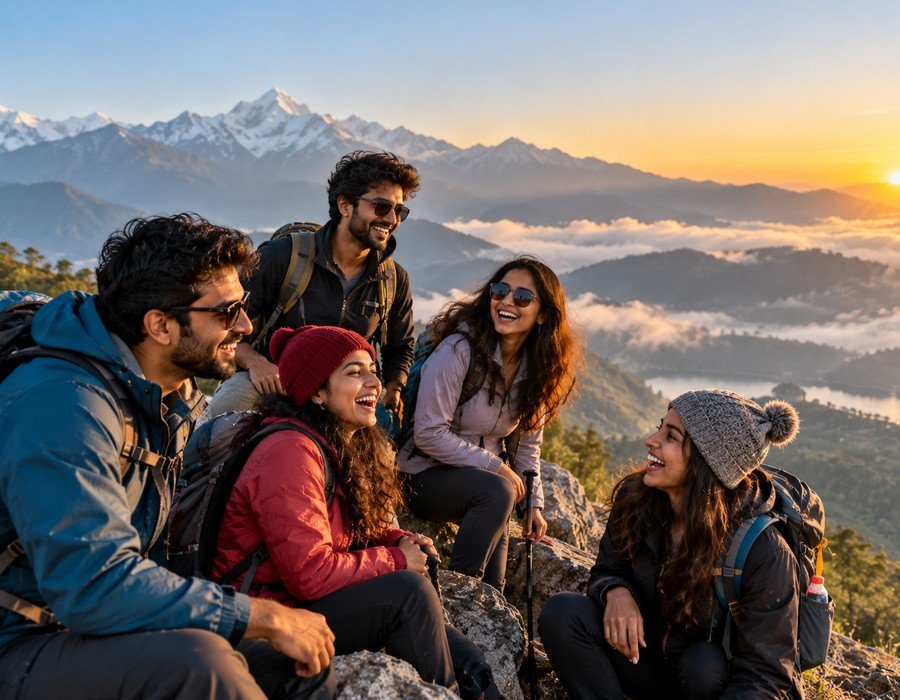 TTC The Travel Company travellers on a mountain trip